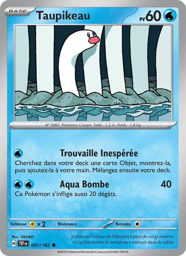 Carte Taupikeau de l'extension Forces Temporelles, numéro 047/162