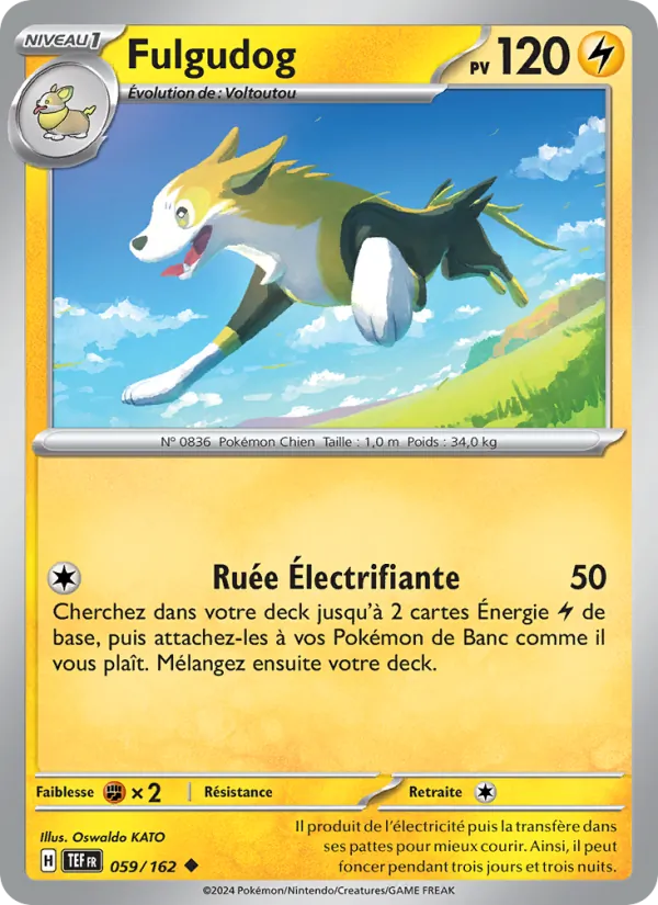 Carte Fulgudog de l'extension Forces Temporelles, numéro 059/162