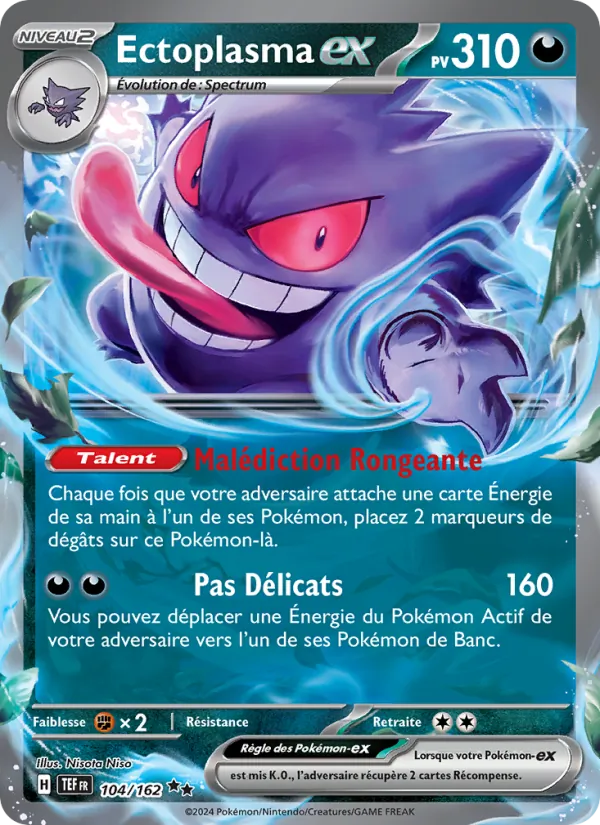 Carte Ectoplasma-ex de l'extension Forces Temporelles, numéro 104/162