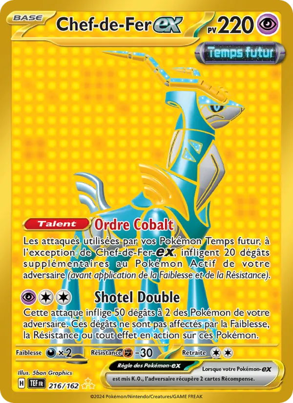 Carte Chef-de-Fer-ex de l'extension Forces Temporelles, numéro 216/162