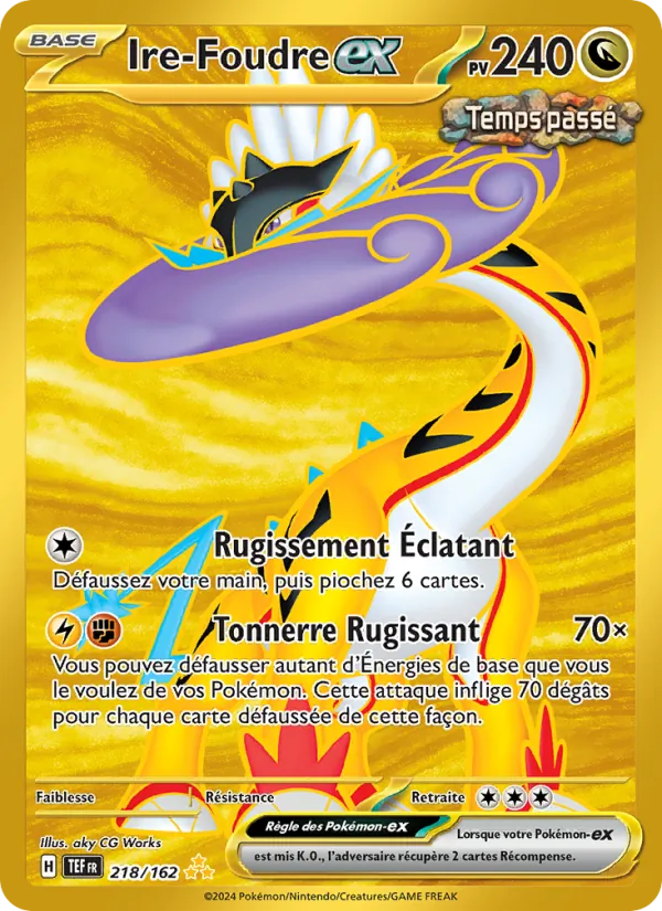 Carte Ire-Foudre-ex de l'extension Forces Temporelles, numéro 218/162
