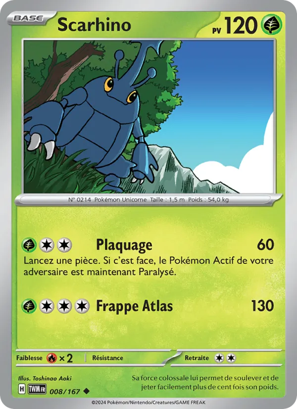 Carte Scarhino de l'extension Mascarade Crépusculaire, numéro 008/167