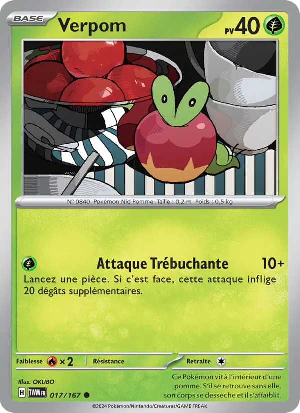 Carte Verpom de l'extension Mascarade Crépusculaire, numéro 017/167