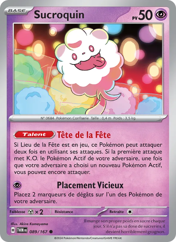 Carte Sucroquin de l'extension Mascarade Crépusculaire, numéro 089/167