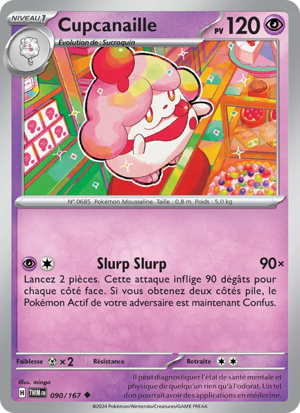 Carte Cupcanaille de l'extension Mascarade Crépusculaire, numéro 090/167