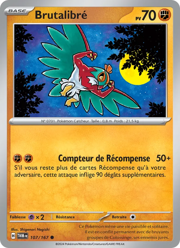 Carte Brutalibré de l'extension Mascarade Crépusculaire, numéro 107/167