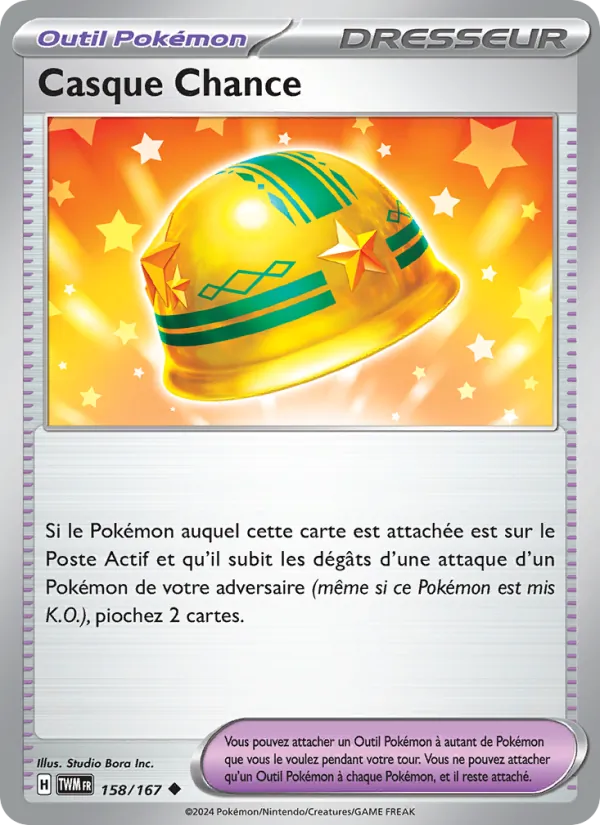 Carte Casque Chance de l'extension Mascarade Crépusculaire, numéro 158/167