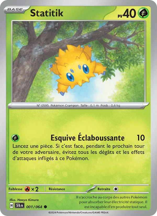 Carte Statitik de l'extension Fable Nébuleuse, numéro 001/64