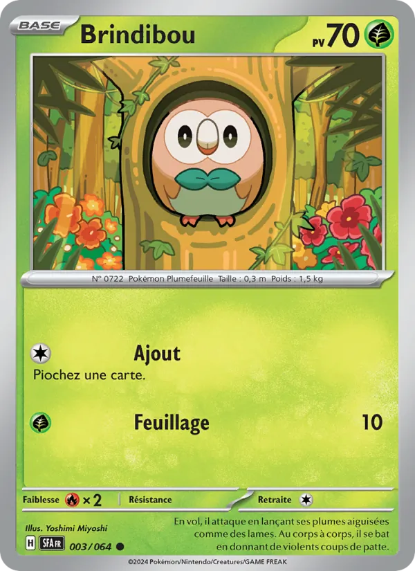 Carte Brindibou de l'extension Fable Nébuleuse, numéro 003/64