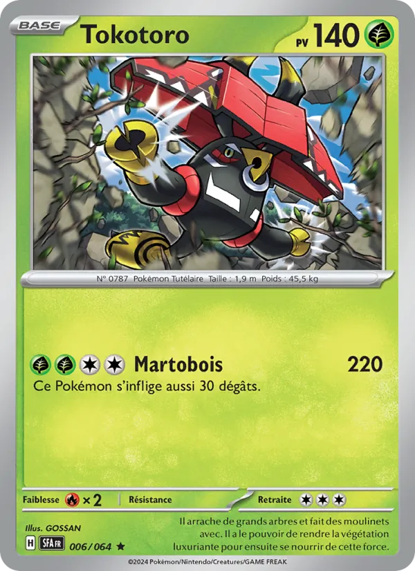 Carte Tokotoro de l'extension Fable Nébuleuse, numéro 006/64