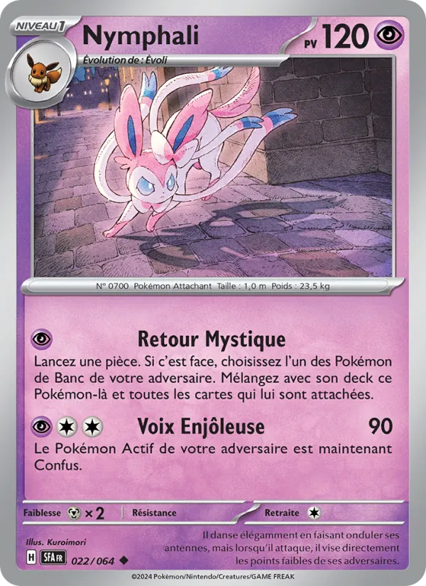 Carte Nymphali de l'extension Fable Nébuleuse, numéro 022/64