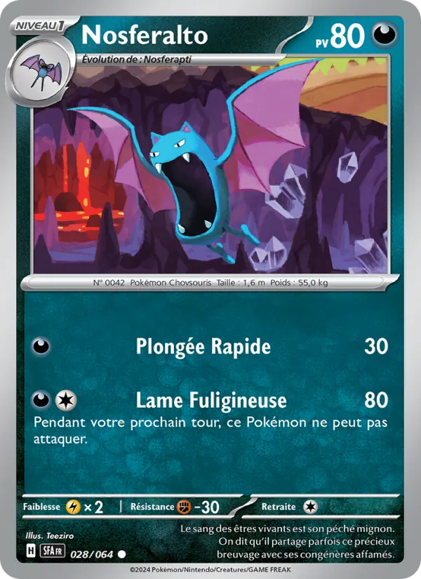 Carte Nosferalto de l'extension Fable Nébuleuse, numéro 028/64