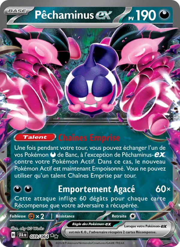 Carte Pêchaminus-ex de l'extension Fable Nébuleuse, numéro 039/64