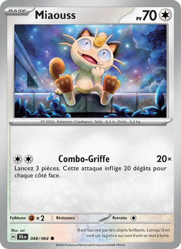Carte Miaouss de l'extension Fable Nébuleuse, numéro 048/64