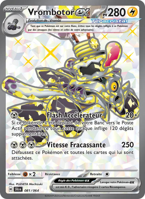 Carte Vrombotor-ex de l'extension Fable Nébuleuse, numéro 081/64