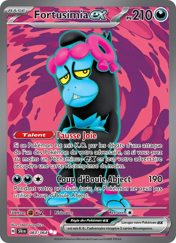Carte Fortusimia-ex de l'extension Fable Nébuleuse, numéro 083/64