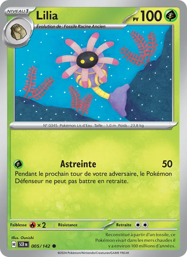 Carte Lilia de l'extension Couronne Stellaire, numéro 005/142