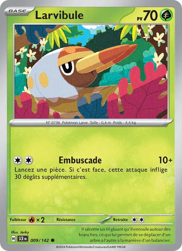 Carte Larvibule de l'extension Couronne Stellaire, numéro 009/142