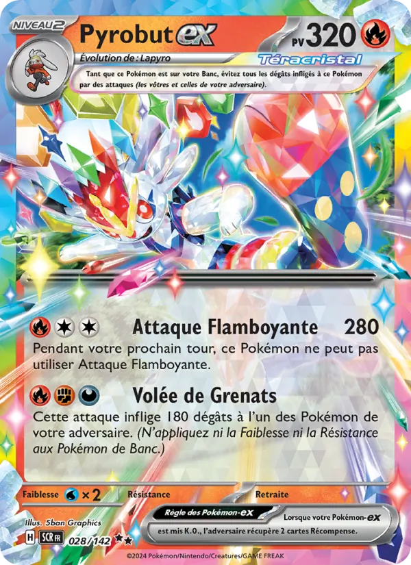 Carte Pyrobut-ex de l'extension Couronne Stellaire, numéro 028/142