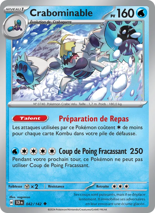 Carte Crabominable de l'extension Couronne Stellaire, numéro 042/142