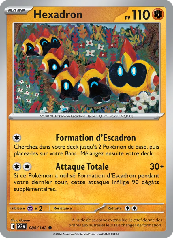 Carte Hexadron de l'extension Couronne Stellaire, numéro 088/142