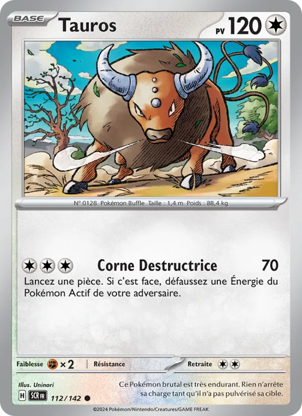 Carte Tauros de l'extension Couronne Stellaire, numéro 112/142