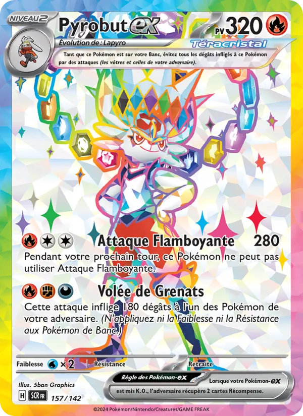 Carte Pyrobut-ex de l'extension Couronne Stellaire, numéro 157/142