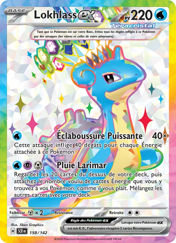 Carte Lokhlass-ex de l'extension Couronne Stellaire, numéro 158/142