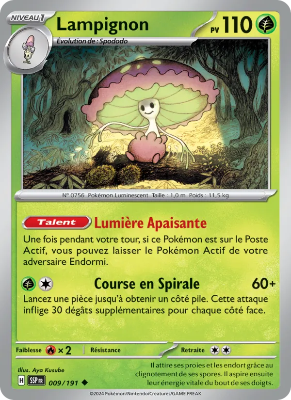 Carte Lampignon de l'extension Étincelles Déferlantes, numéro 009/191