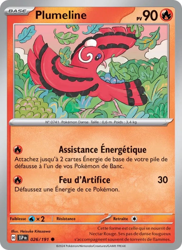 Carte Plumeline de l'extension Étincelles Déferlantes, numéro 026/191