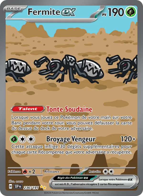 Carte Fermite-ex de l'extension Étincelles Déferlantes, numéro 236/191