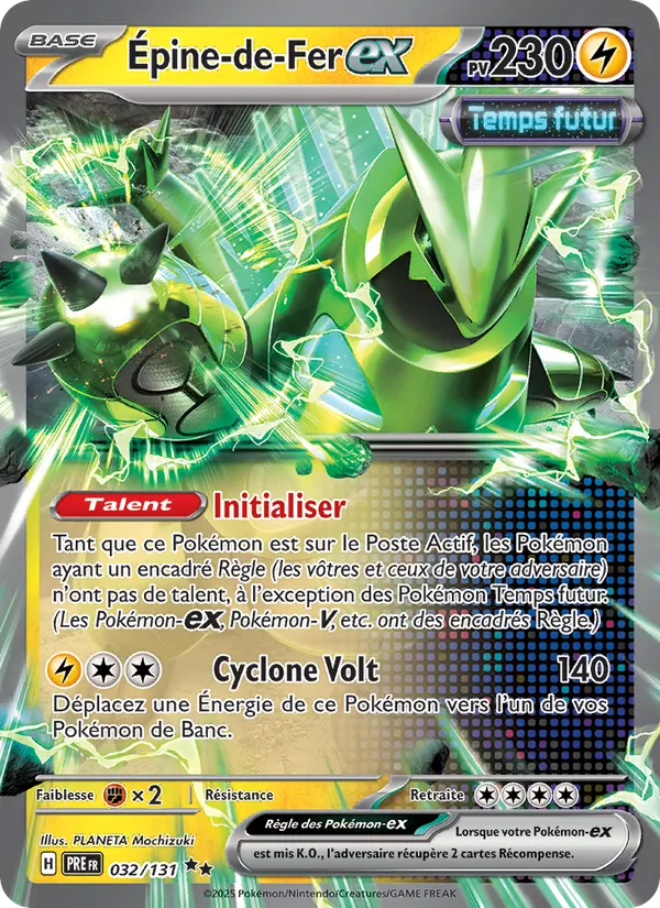 Carte Épine-de-Fer-ex de l'extension Évolutions Prismatiques, numéro 032/131