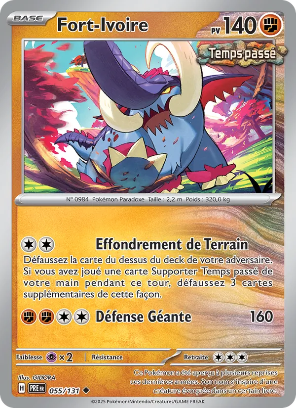 Carte Fort-Ivoire de l'extension Évolutions Prismatiques, numéro 055/131