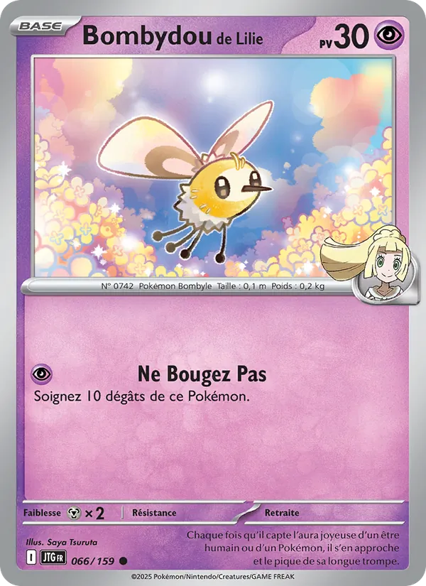 Carte Bombydou de Lilie de l'extension Aventures Ensemble, numéro 066/159