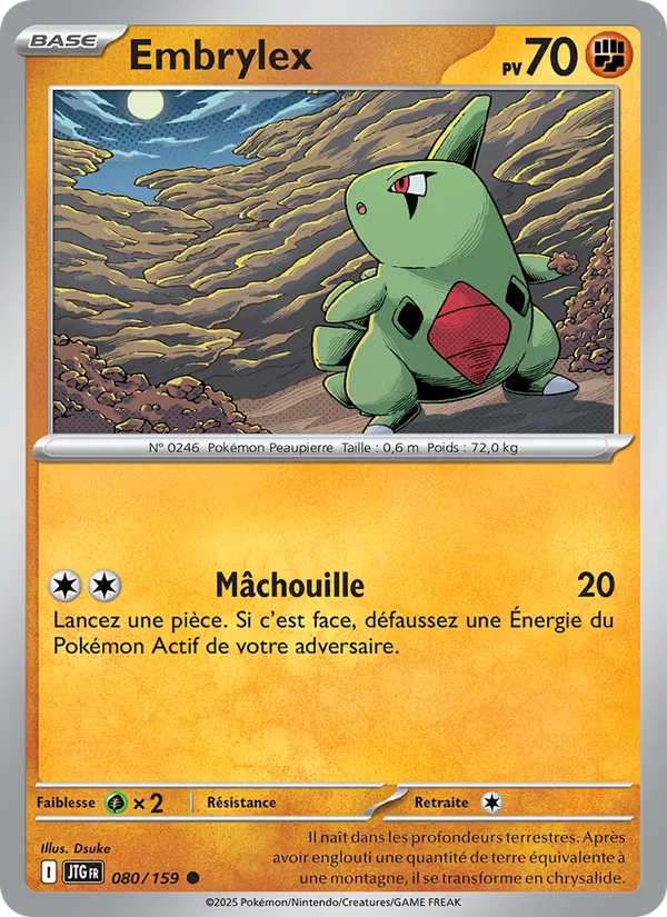 Carte Embrylex de l'extension Aventures Ensemble, numéro 080/159
