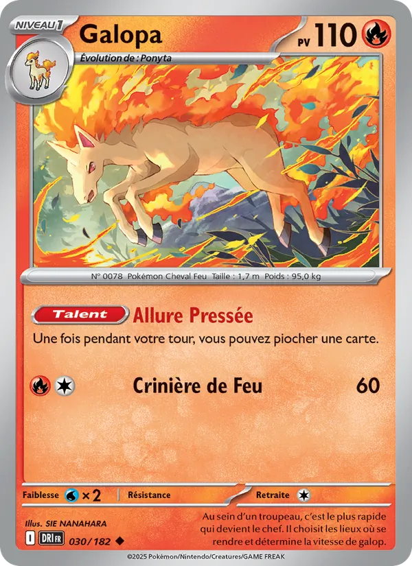 Carte Galopa de l'extension Rivalités Destinées, numéro 030/182