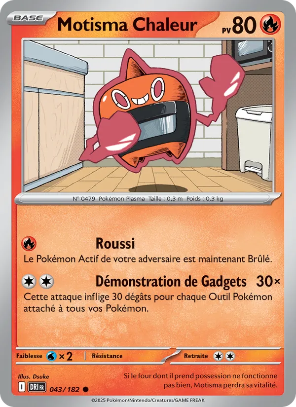 Carte Motisma Chaleur de l'extension Rivalités Destinées, numéro 043/182