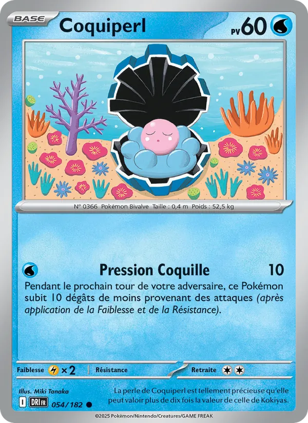 Carte Coquiperl de l'extension Rivalités Destinées, numéro 054/182