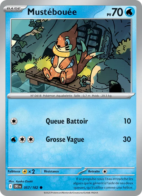 Carte Mustébouée de l'extension Rivalités Destinées, numéro 057/182