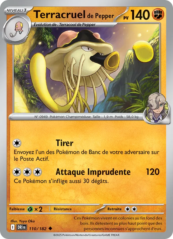 Carte Terracruel de Pepper de l'extension Rivalités Destinées, numéro 110/182