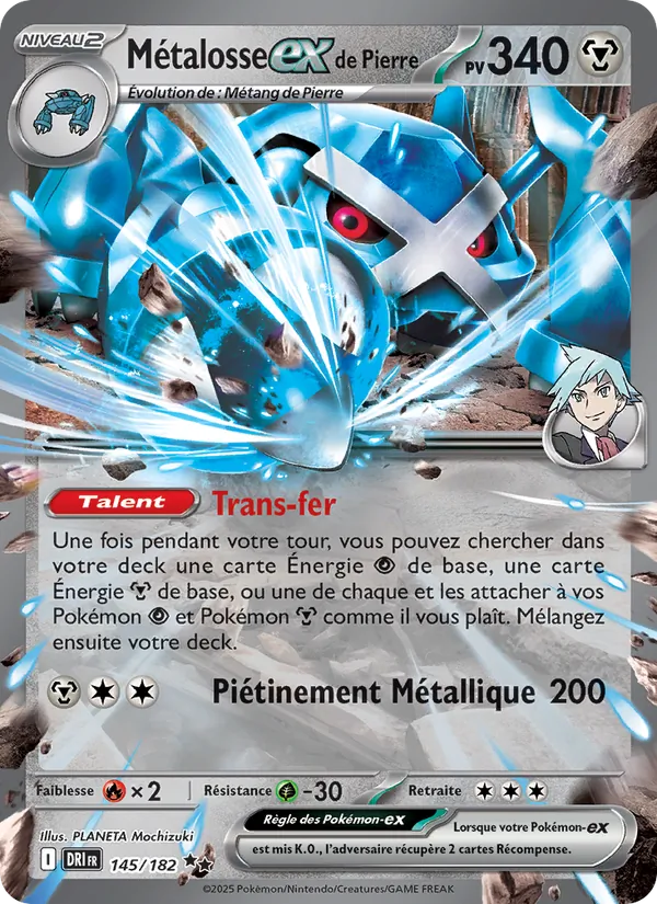 Carte Métalosse-ex de Pierre de l'extension Rivalités Destinées, numéro 145/182