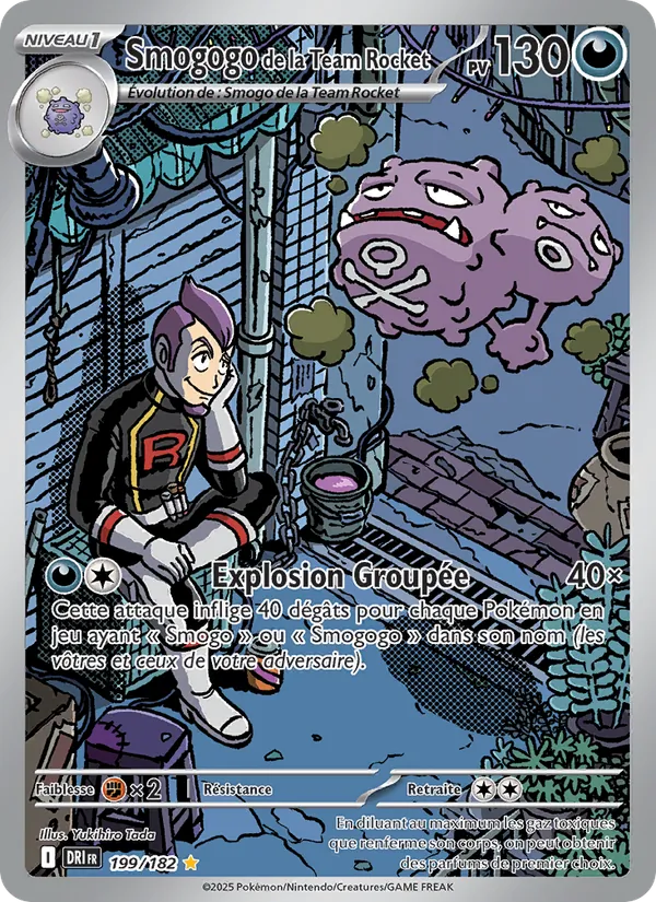 Carte Smogogo de la Team Rocket de l'extension Rivalités Destinées, numéro 199/182