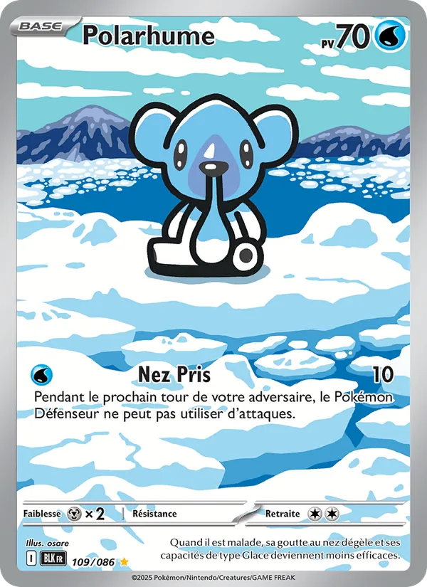 Carte Polarhume de l'extension Foudre Noire, numéro 109/86