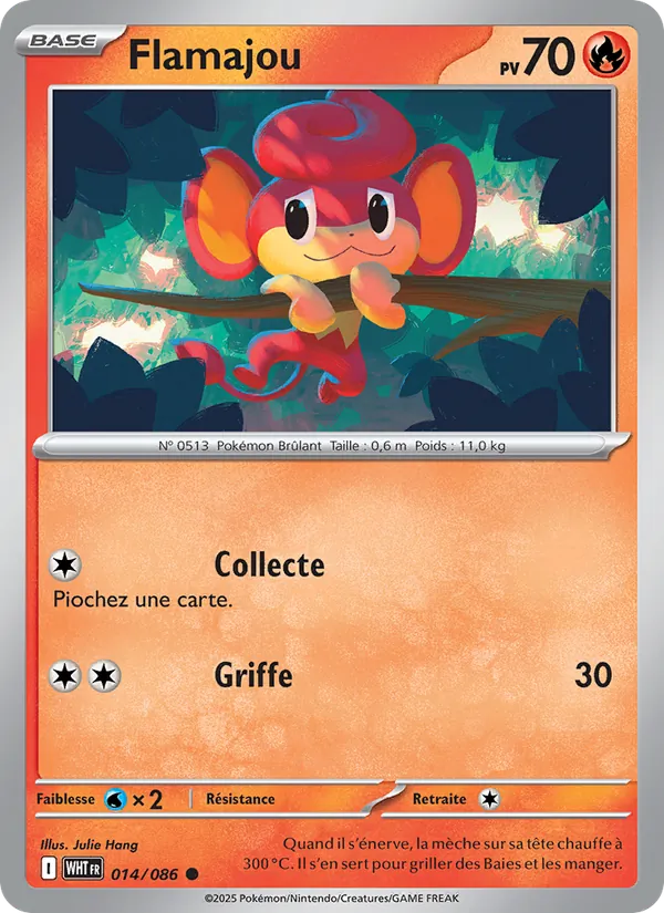 Carte Flamajou de l'extension Flamme Blanche, numéro 014/86