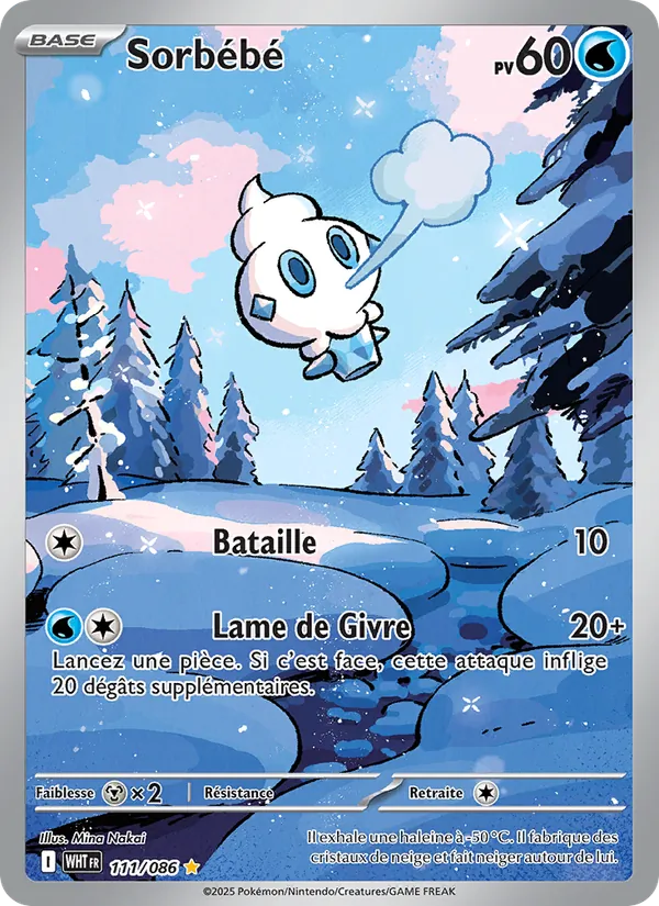 Carte Sorbébé de l'extension Flamme Blanche, numéro 111/86
