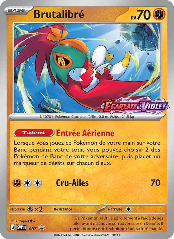 Carte Brutalibré de l'extension SVP Black Star Promos, numéro 007/225