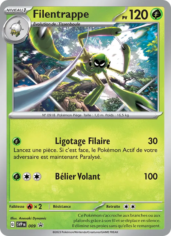 Carte Filentrappe de l'extension SVP Black Star Promos, numéro 009/225