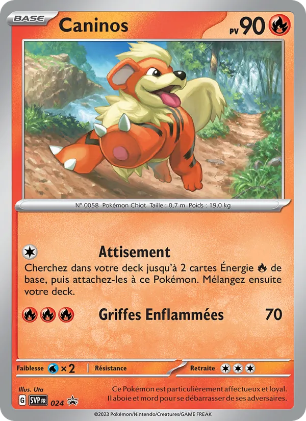 Carte Caninos de l'extension SVP Black Star Promos, numéro 024/225