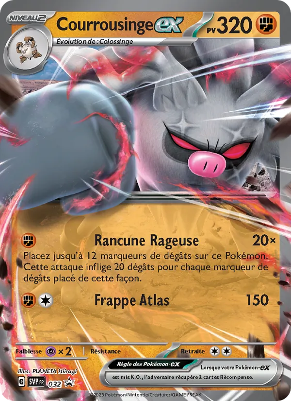 Carte Courrousinge-ex de l'extension SVP Black Star Promos, numéro 032/225