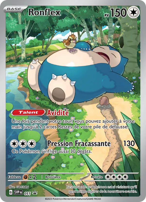 Carte Ronflex de l'extension SVP Black Star Promos, numéro 051/225